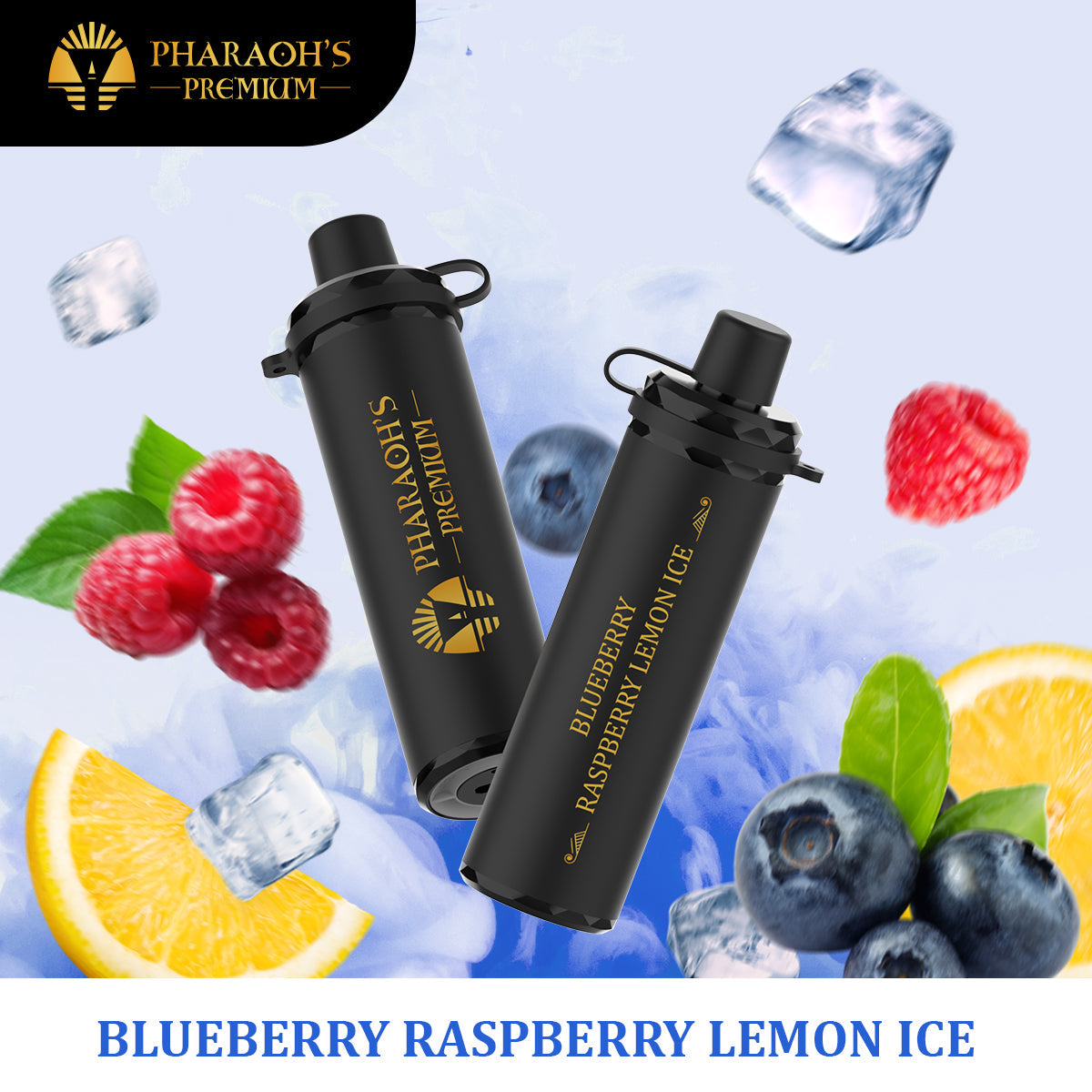 [FEDERAL] Pharaoh's Premium 16K Disposable - Blueberry Raspberry Lemon Ice (10pc/carton)