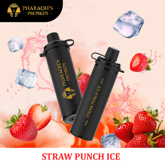 [ALBERTA] Pharaoh's Premium 16K Disposable - Straw Punch Ice (10pc/carton)