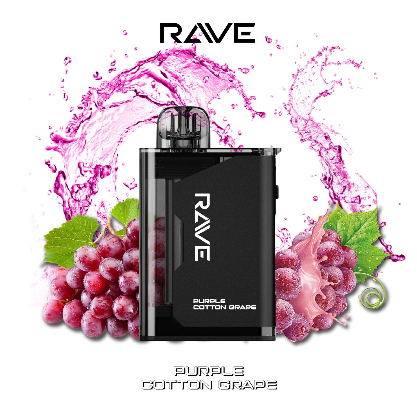 [ALBERTA] Rave 30K Disposable - Purple Cotton Grape (5pc/carton)