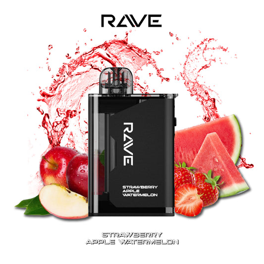[ALBERTA] Rave 30K Disposable - Strawberry Apple Watermelon (5pc/carton)