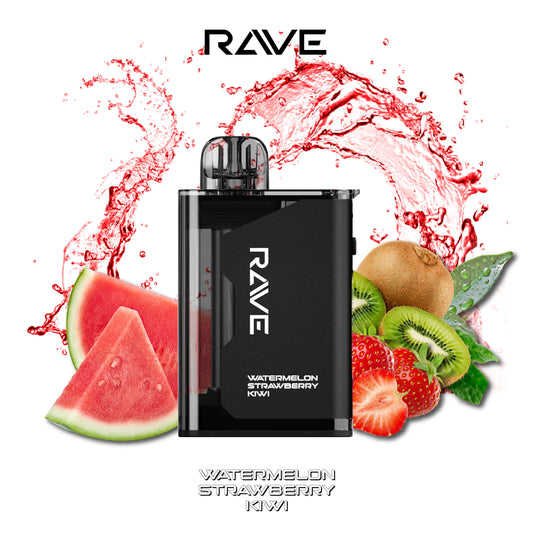[ALBERTA] Rave 30K Disposable - Watermelon Strawberry Kiwi (5pc/carton)