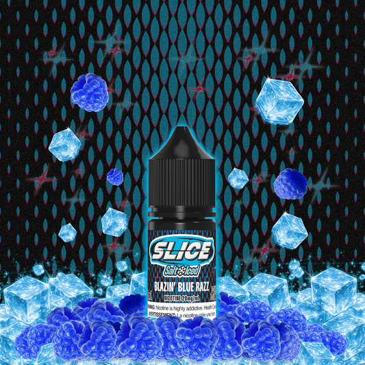 [ALBERTA] Slice E-liquid - Blazin' Blue Razz (Iced) Salt