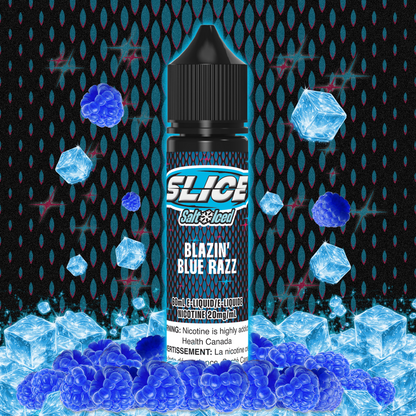 [ALBERTA] Slice E-liquid - Blazin' Blue Razz (Iced) Salt