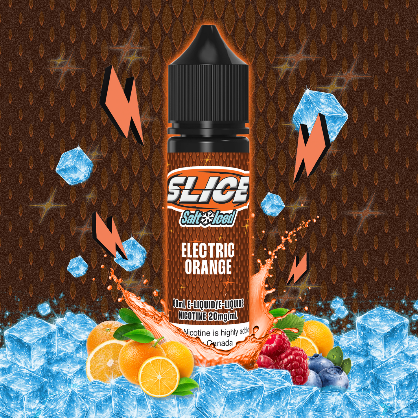 [ALBERTA] Slice E-liquid - Electric Orange (Iced) Salt