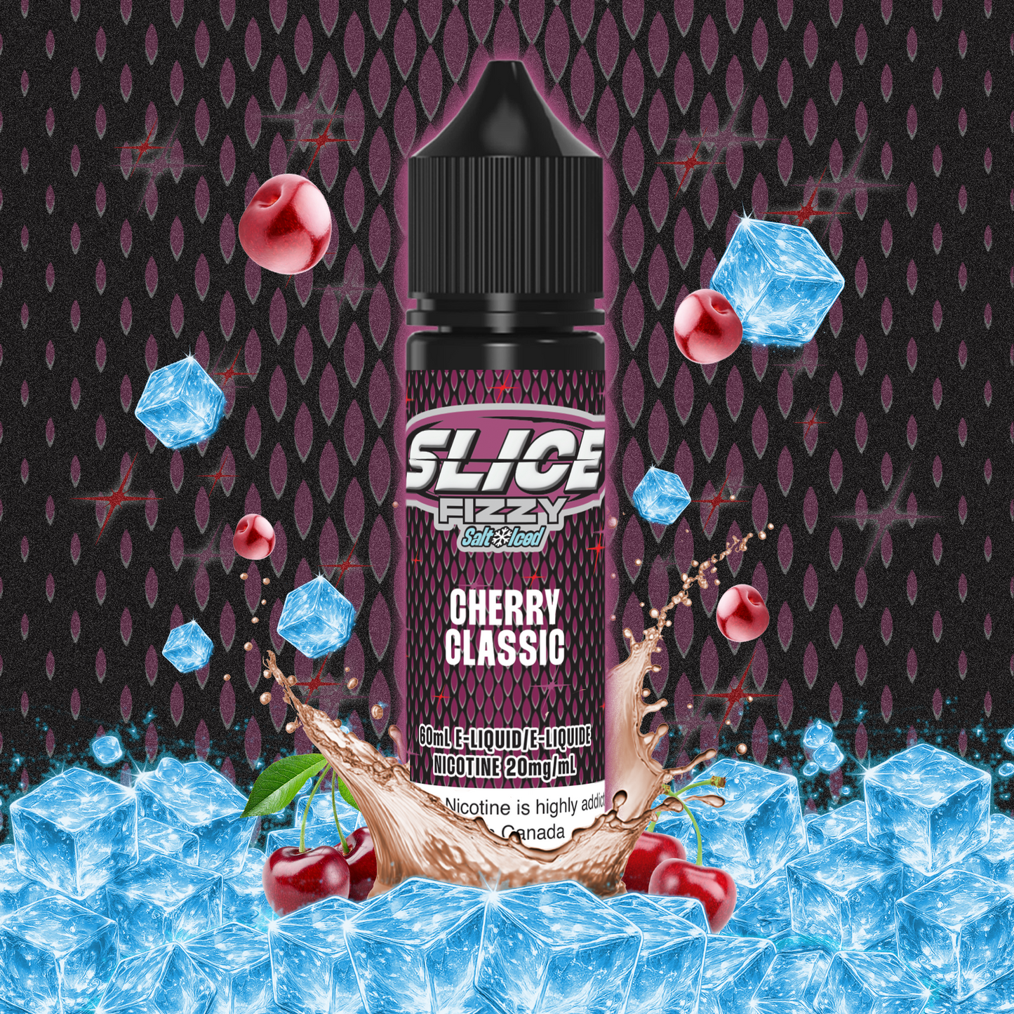 [ALBERTA] Slice E-liquid - Fizzy Cherry Classic (Iced) Salt