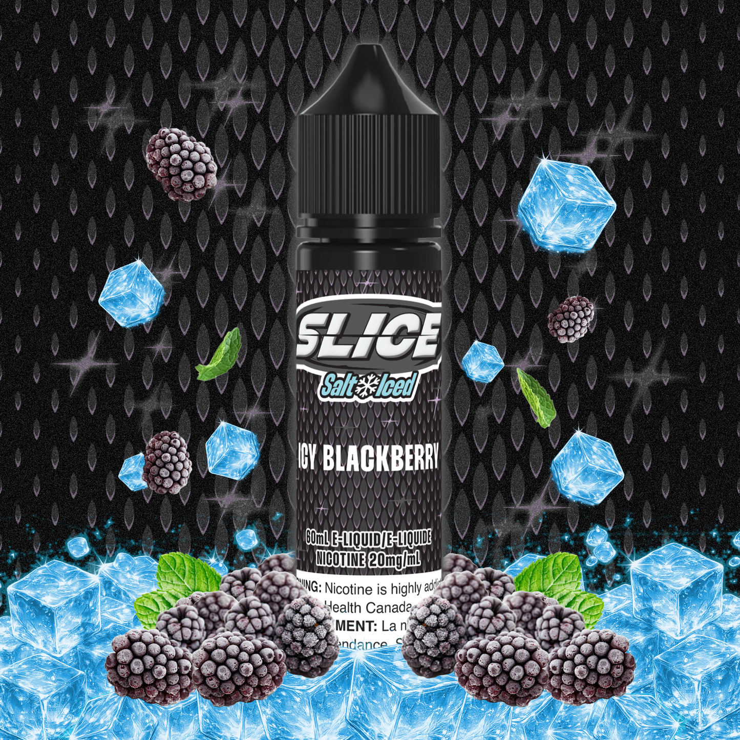 [ALBERTA] Slice E-liquid - Icy Blackberry (Iced) Salt
