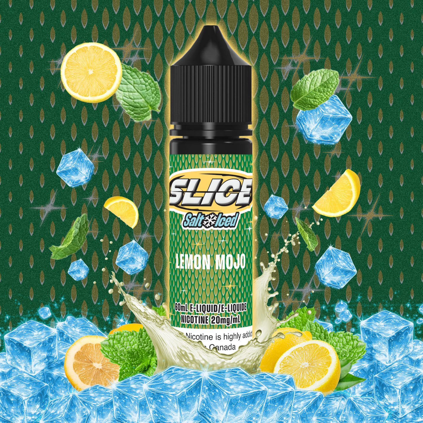 [ALBERTA] Slice E-liquid - Lemon Mojo (Iced) Salt