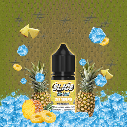 [ALBERTA] Slice E-liquid - Sour Pineapple (Iced) Salt