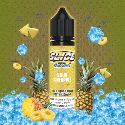 [ALBERTA] Slice E-liquid - Sour Pineapple (Iced) Salt