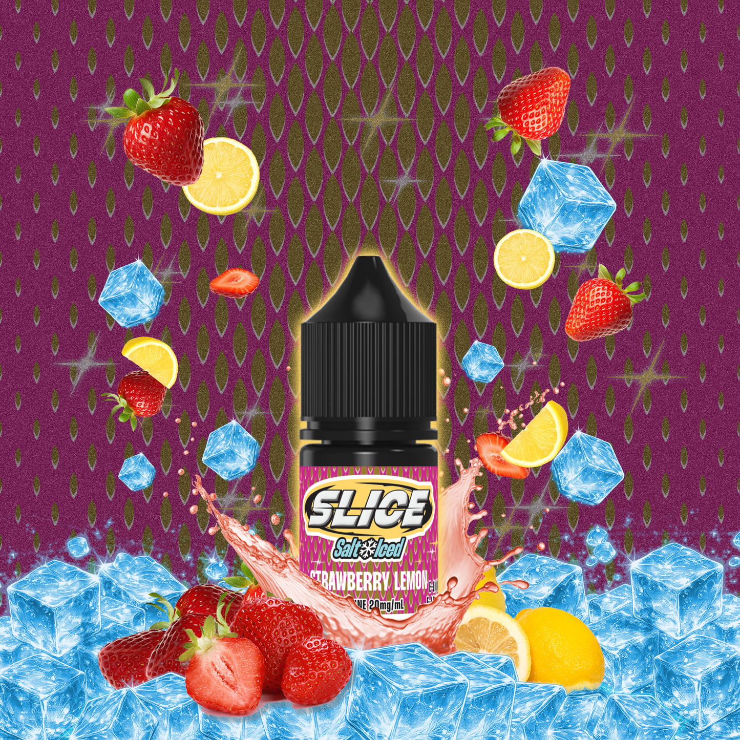 [ALBERTA] Slice E-liquid - Strawberry Lemon (Iced) Salt