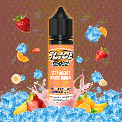 [ALBERTA] Slice E-liquid - Strawberry Orange Banana (Iced) Salt