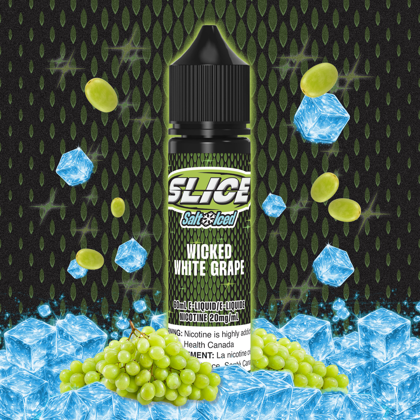 [ALBERTA] Slice E-liquid - Wicked White Grape (Iced) Salt