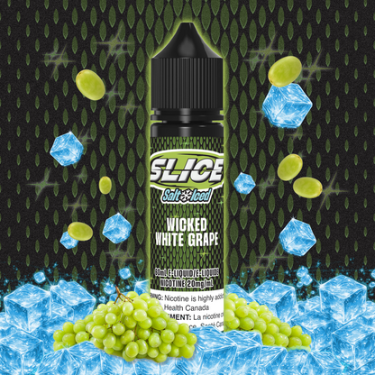 [ALBERTA] Slice E-liquid - Wicked White Grape (Iced) Salt