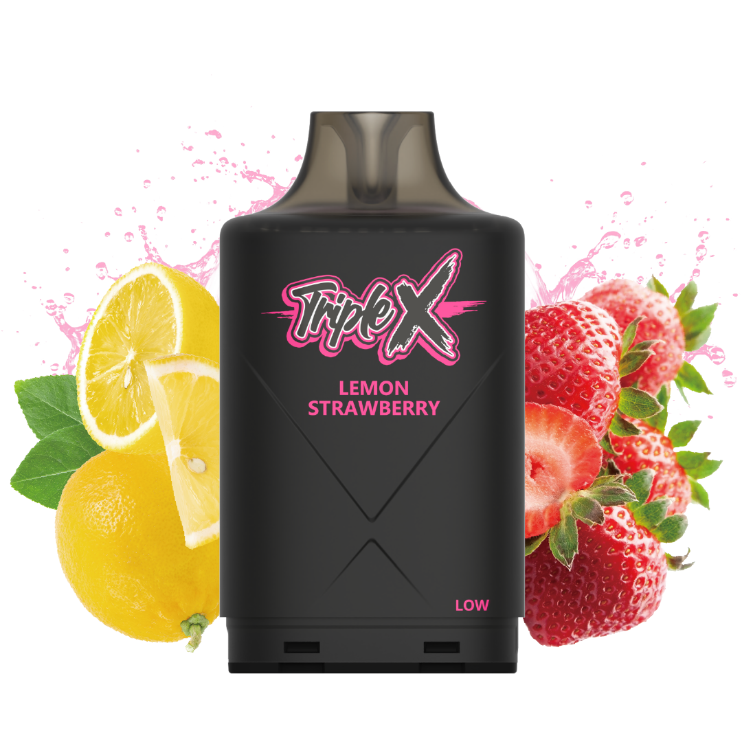 [FEDERAL] Triple X 40K Pod - Lemon Strawberry (5pc/carton)