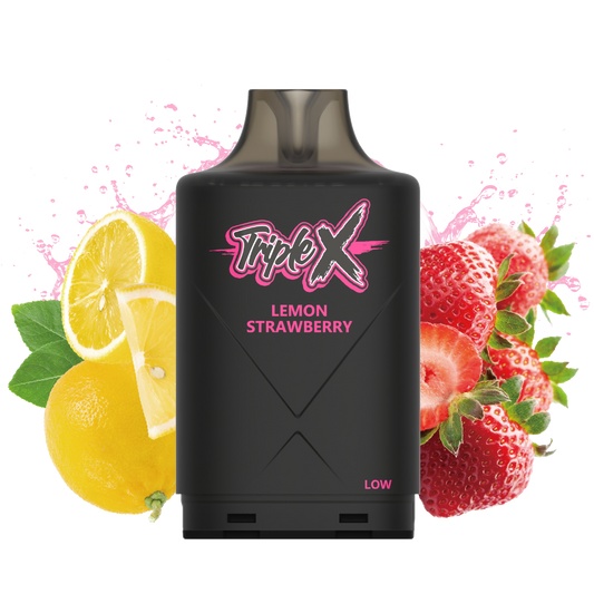 [FEDERAL] Triple X 40K Pod - Lemon Strawberry (5pc/carton)
