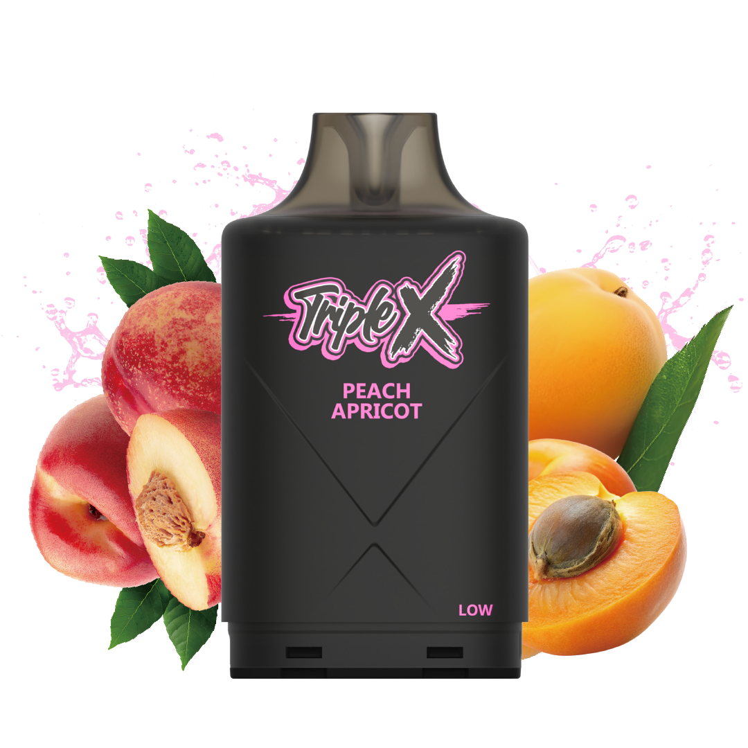 [ALBERTA] Triple X 40K Pod - Peach Apricot (5pc/carton)