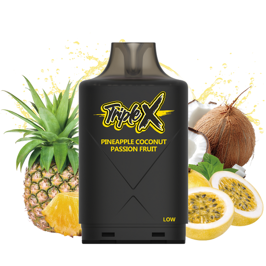 [ALBERTA] Triple X 40K Pod - Pineapple Coconut Passion Fruit (5pc/carton)