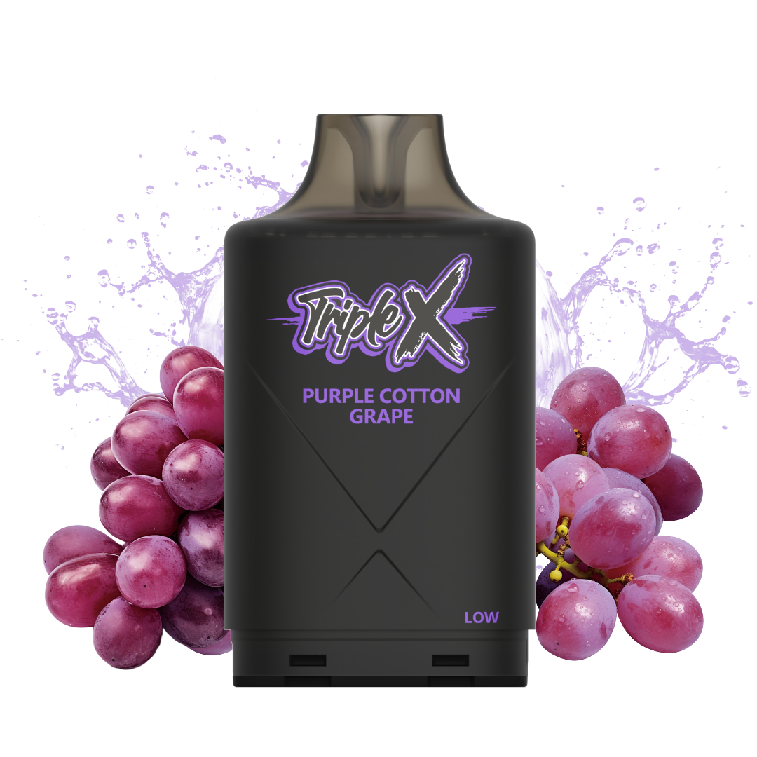 [FEDERAL] Triple X 40K Pod - Purple Cotton Grape (5pc/carton)
