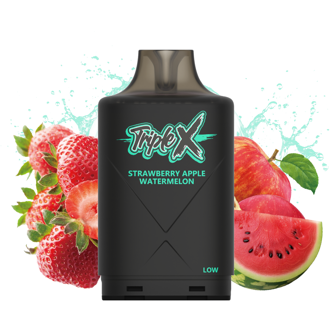[ALBERTA] Triple X 40K Pod - Strawberry Apple Watermelon (5pc/carton)