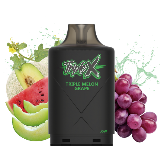 [FEDERAL] Triple X 40K Pod - Triple Melon Grape (5pc/carton)
