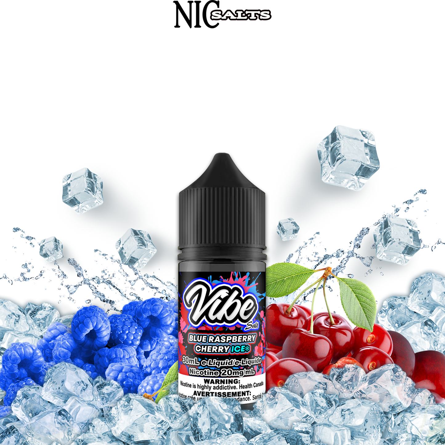 [FEDERAL] Vibe E-liquid - Blue Raspberry Cherry Ice Salt