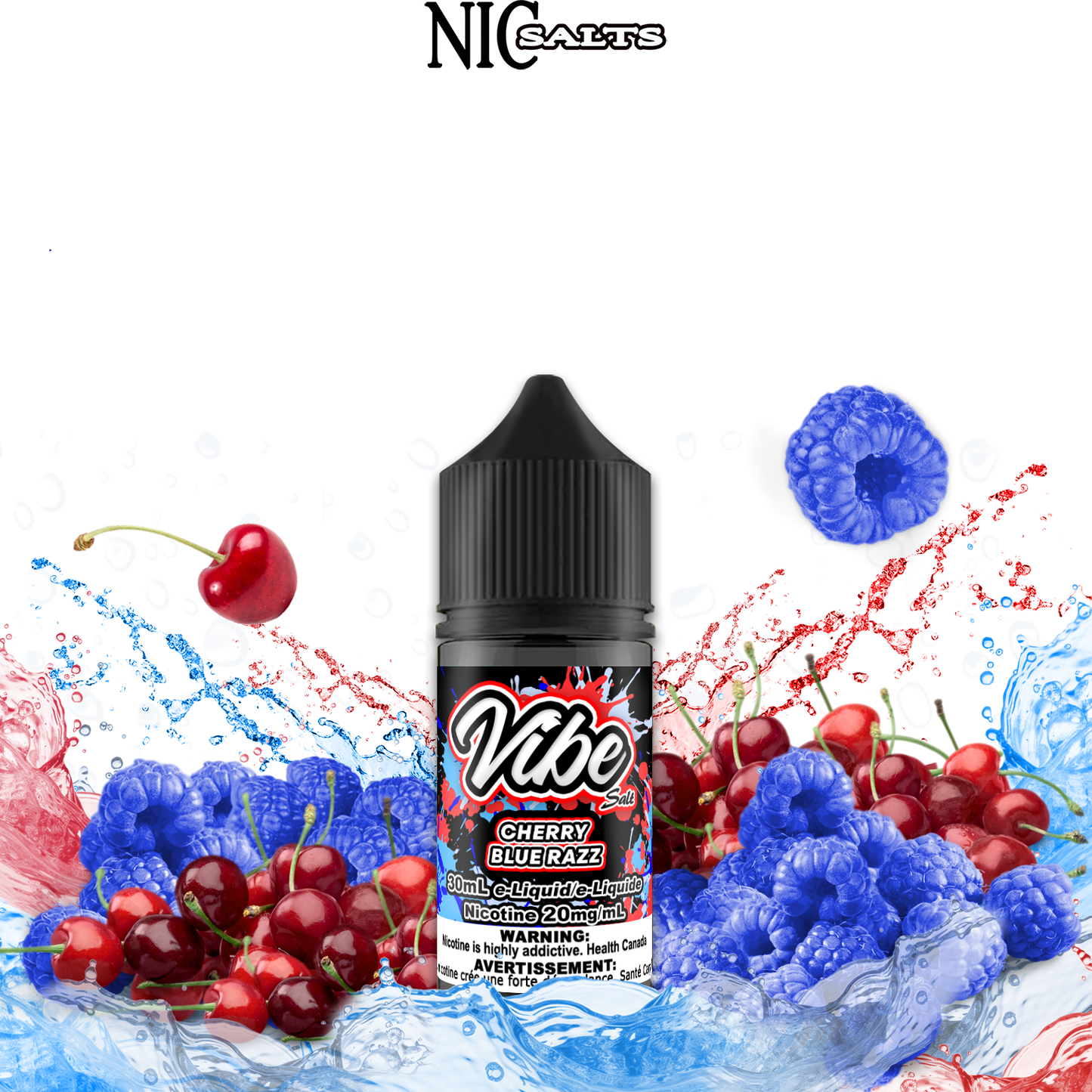 [FEDERAL] Vibe E-liquid - Cherry Blue Razz Salt