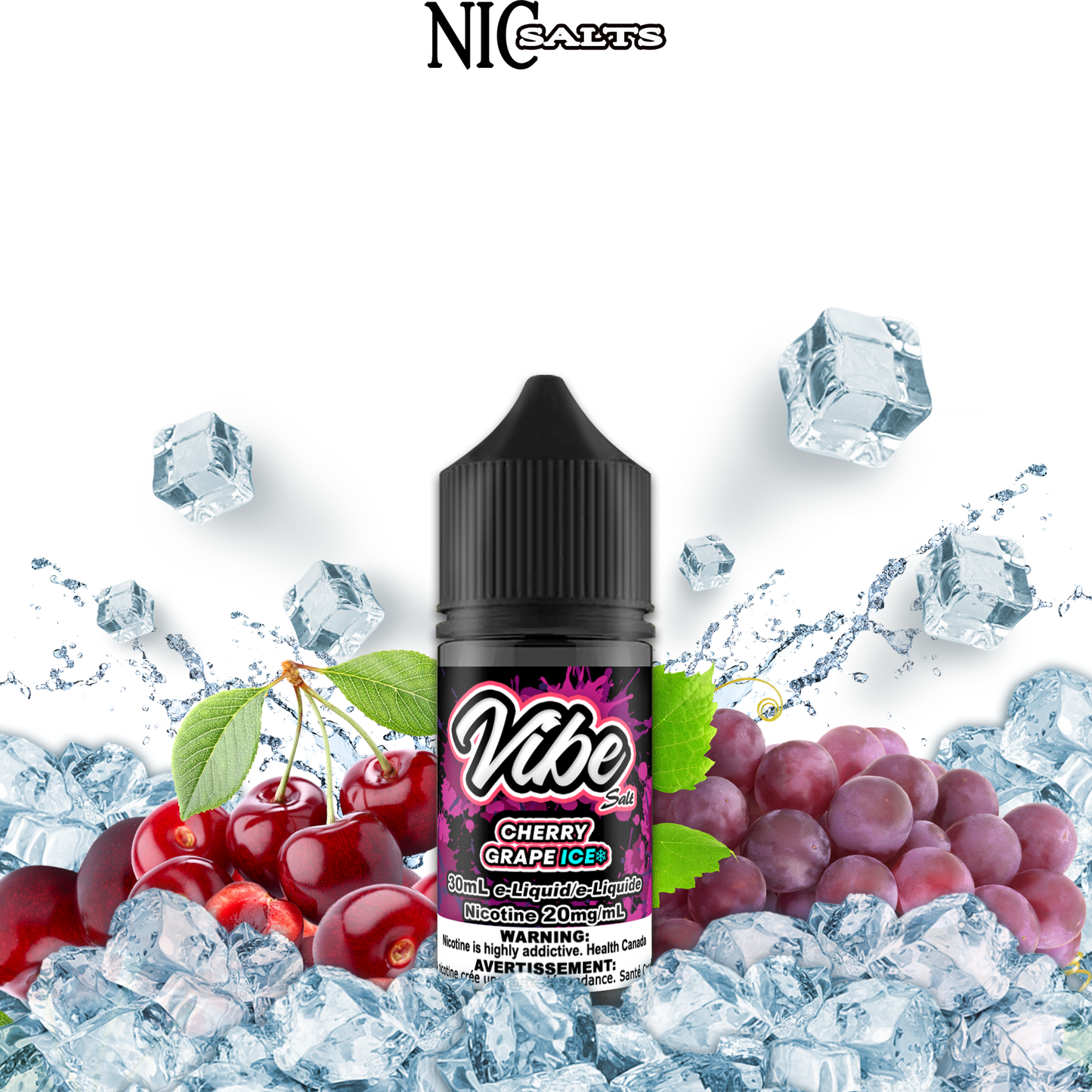 [FEDERAL] Vibe E-liquid - Cherry Grape Ice Salt