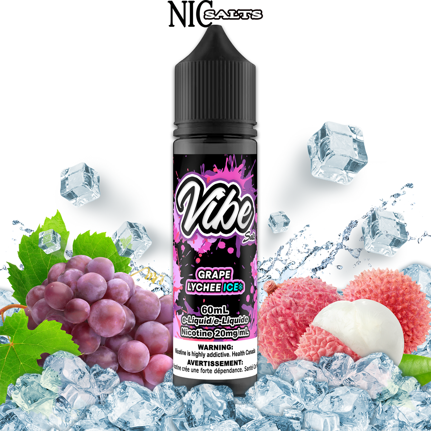 [FEDERAL] Vibe E-liquid - Grape Lychee Ice Salt