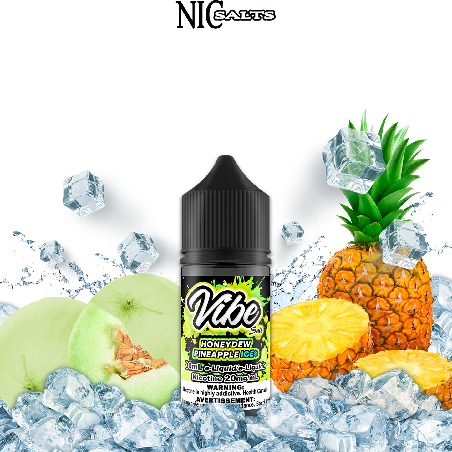 [FEDERAL] Vibe E-liquid - Honeydew Pineapple Ice Salt