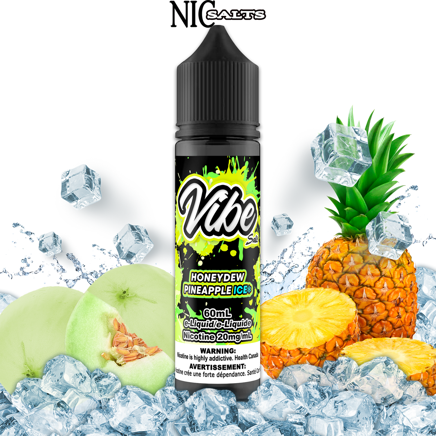 [ALBERTA] Vibe E-liquid - Honeydew Pineapple Ice Salt