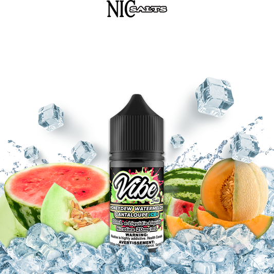 [ALBERTA] Vibe E-liquid - Honeydew Watermelon Cantaloupe Ice Salt