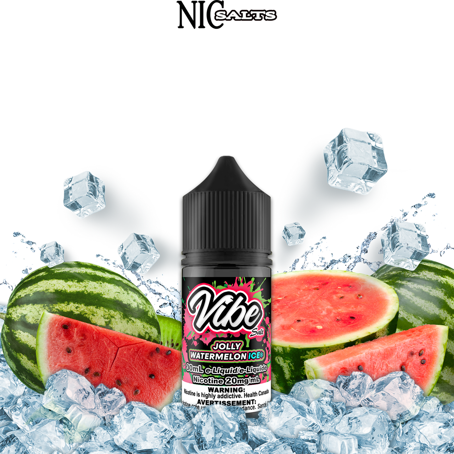 [FEDERAL] Vibe E-liquid - Jolly Watermelon Ice Salt
