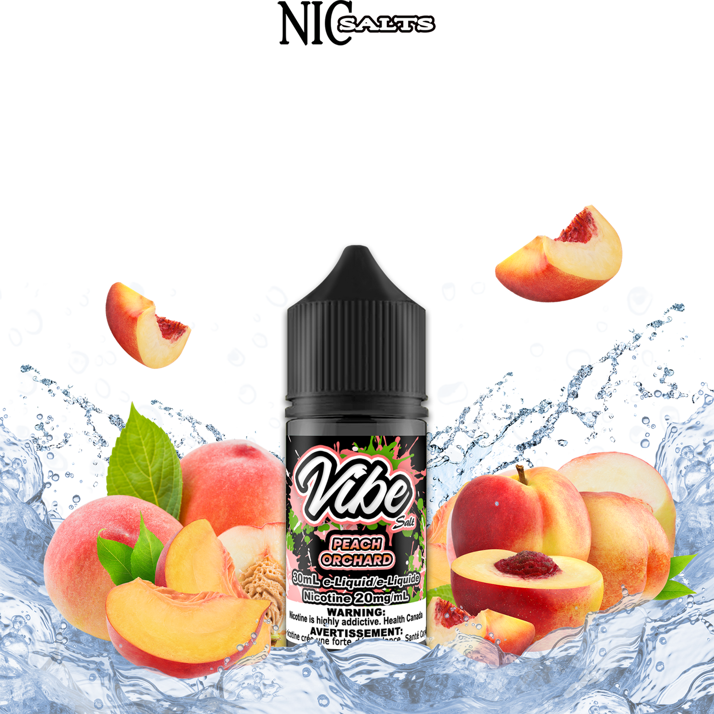 [FEDERAL] Vibe E-liquid - Peach Orchard Salt