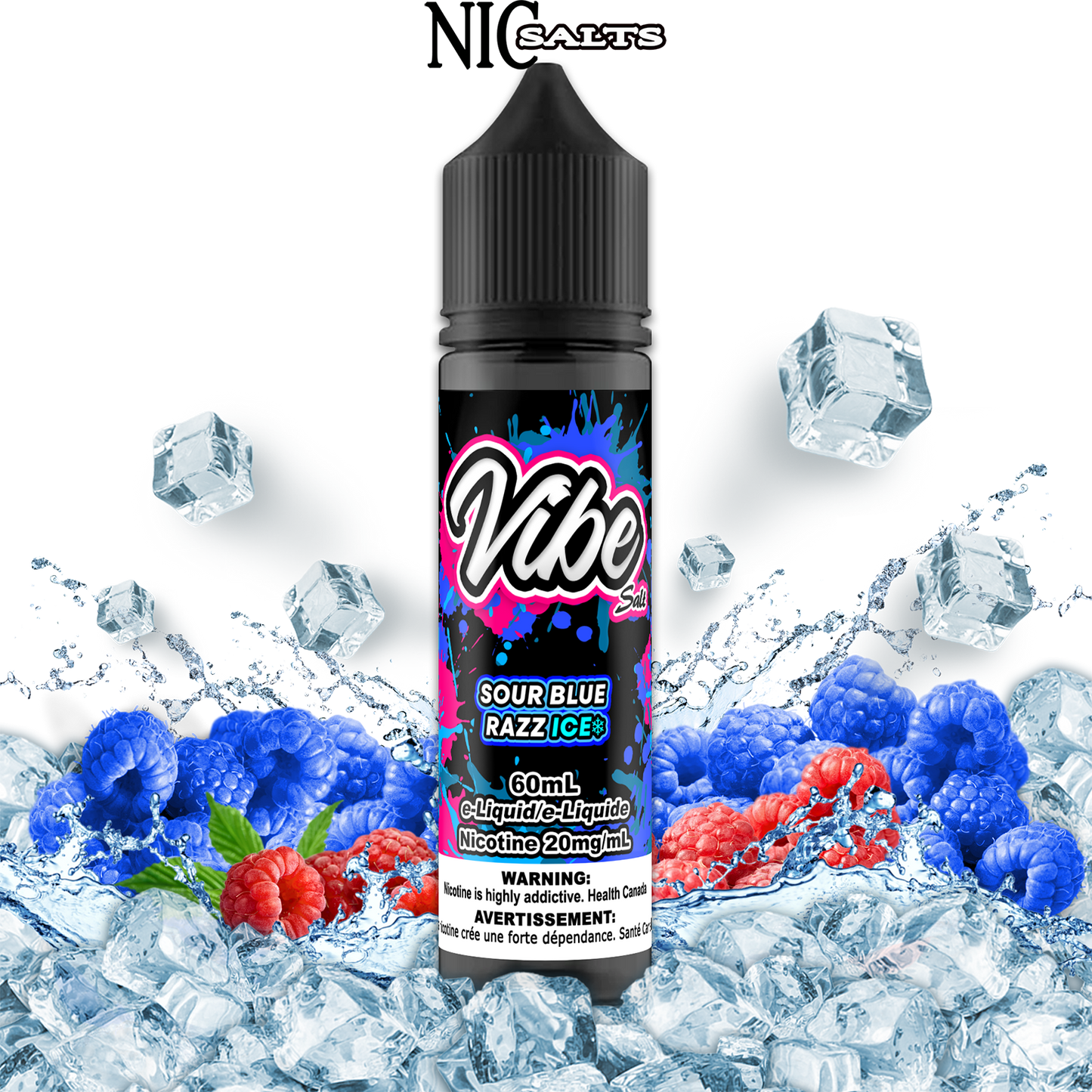 [FEDERAL] Vibe E-liquid - Sour Blue Razz Ice Salt