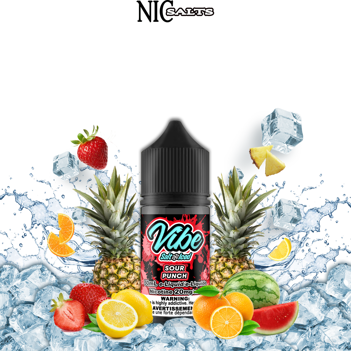 [ALBERTA] Vibe E-liquid - Sour Punch (Iced) Salt
