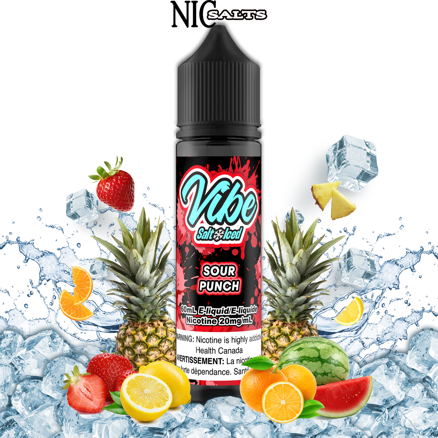 [ALBERTA] Vibe E-liquid - Sour Punch (Iced) Salt