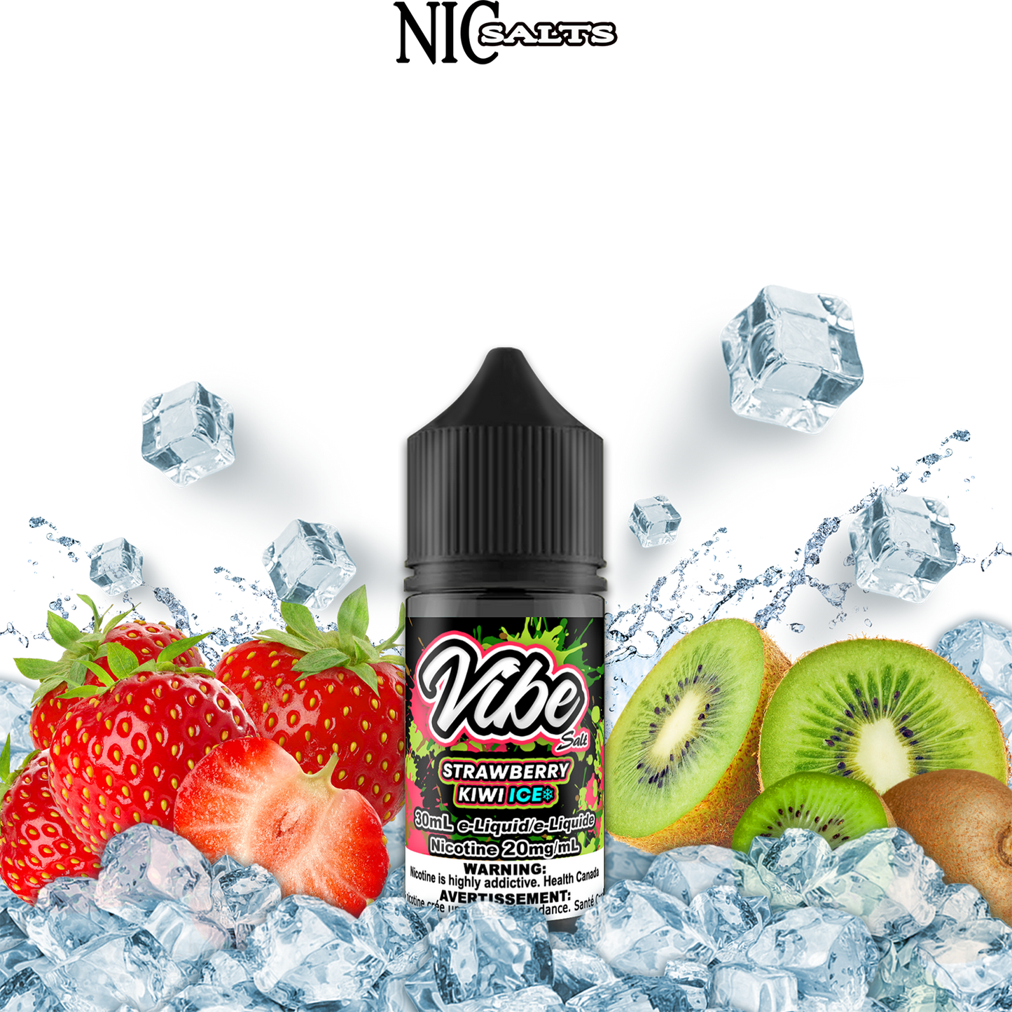 [FEDERAL] Vibe E-liquid - Strawberry Kiwi Ice Salt