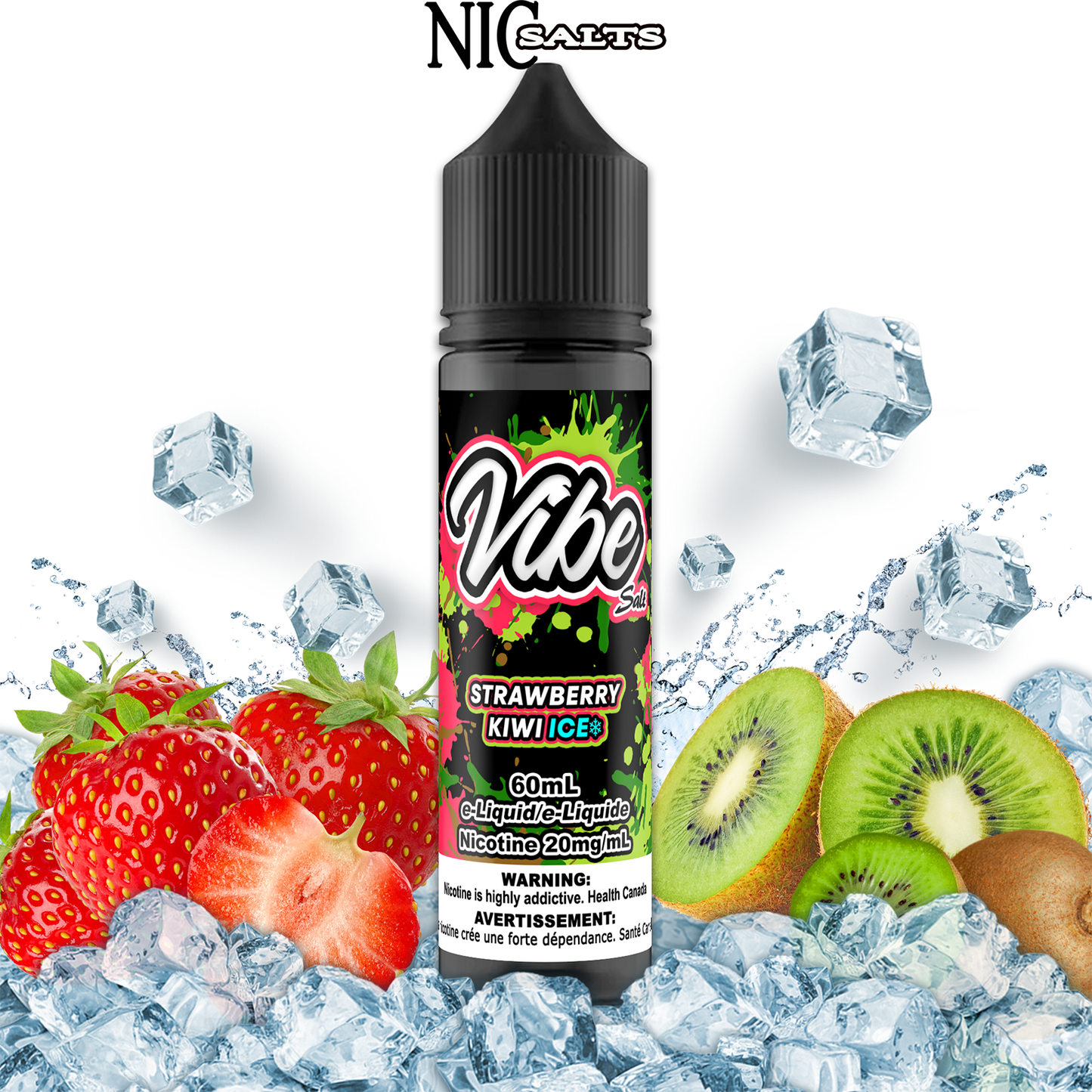 [FEDERAL] Vibe E-liquid - Strawberry Kiwi Ice Salt