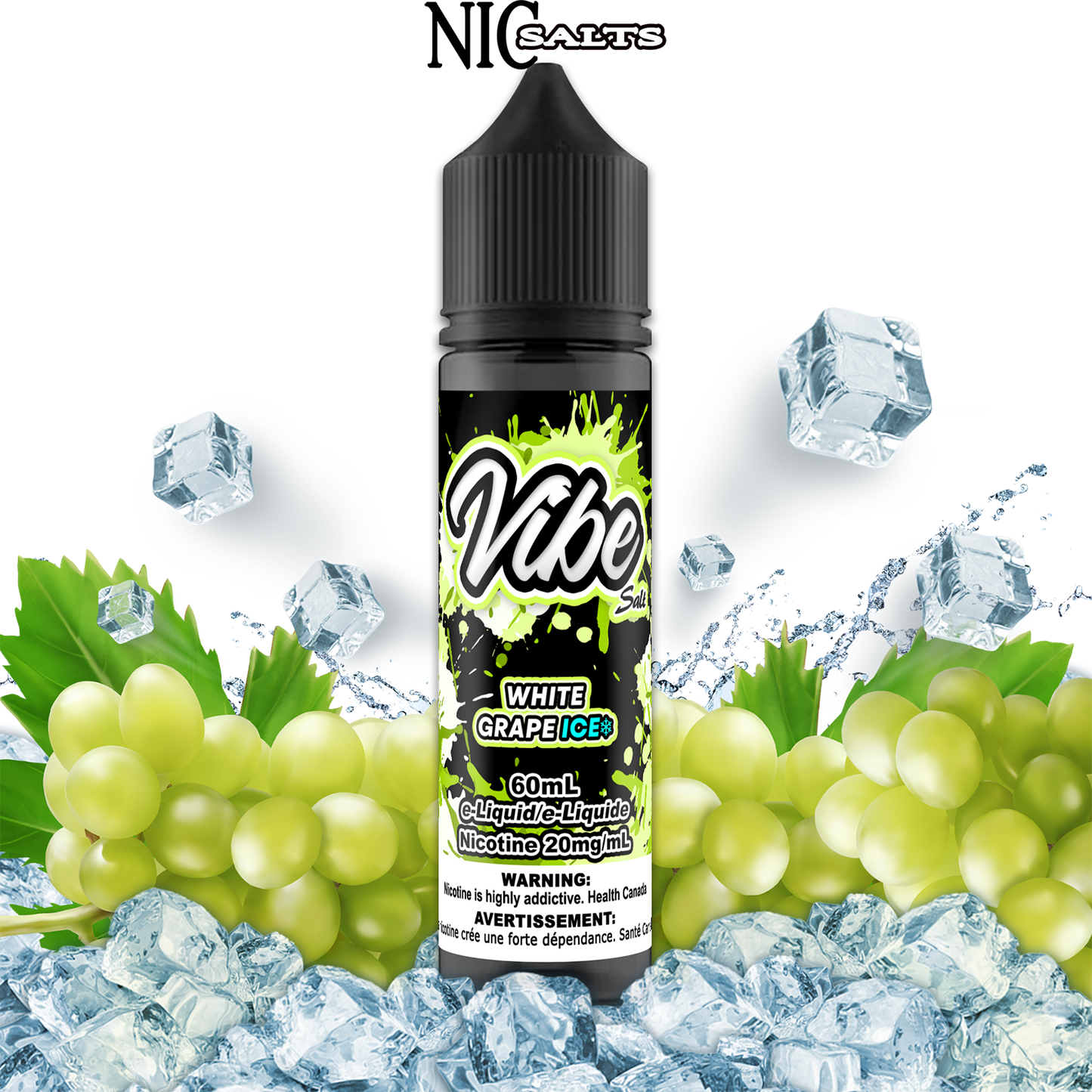 [FEDERAL] Vibe E-liquid - White Grape Ice Salt